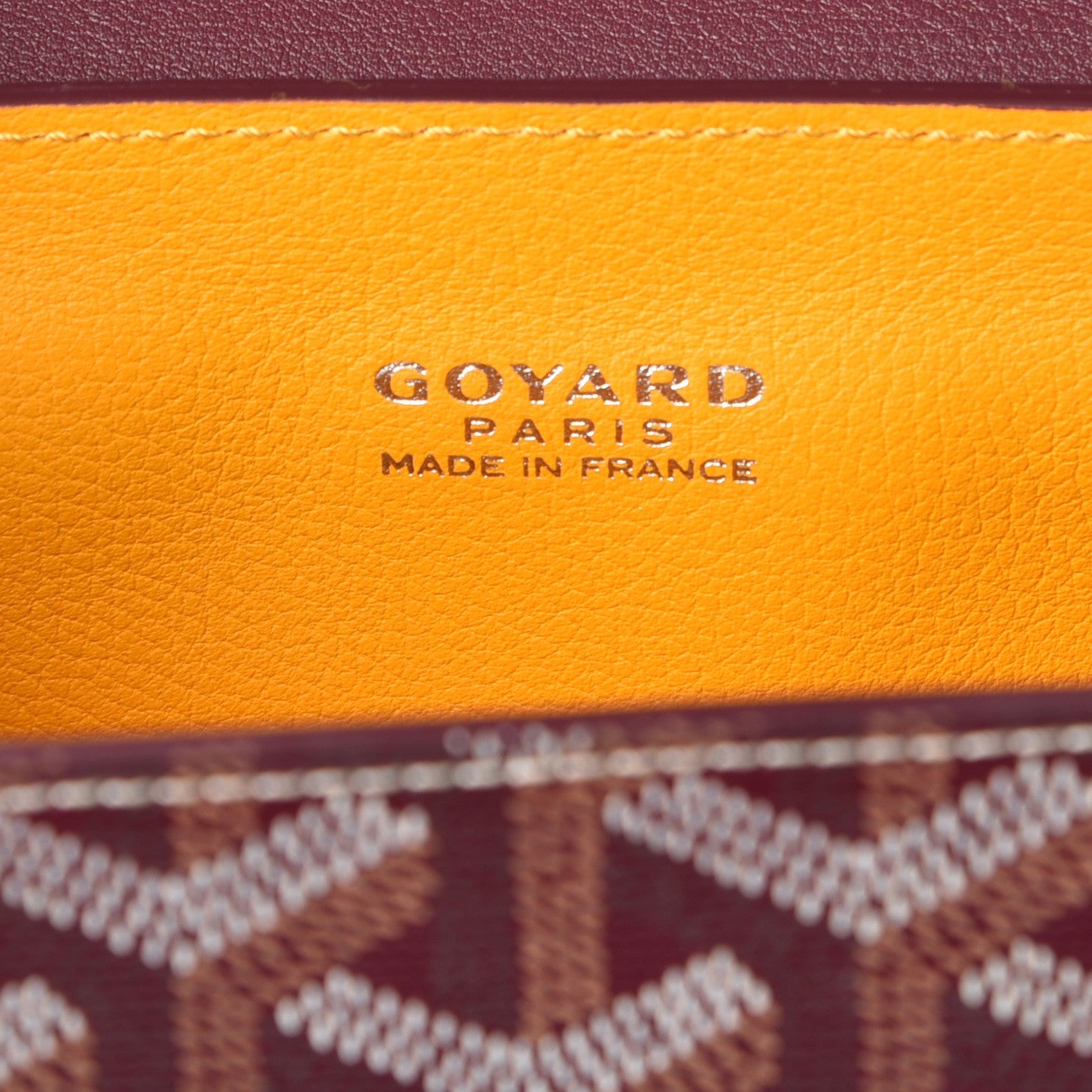 Goyard Goyardine Mini Saigon Burgundy 6 of 13