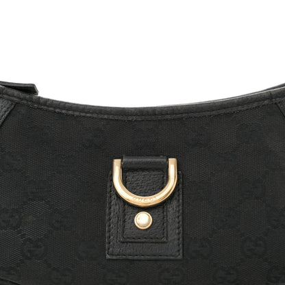 Gucci Monogram D Ring Abbey Pochette Black 8 of 14
