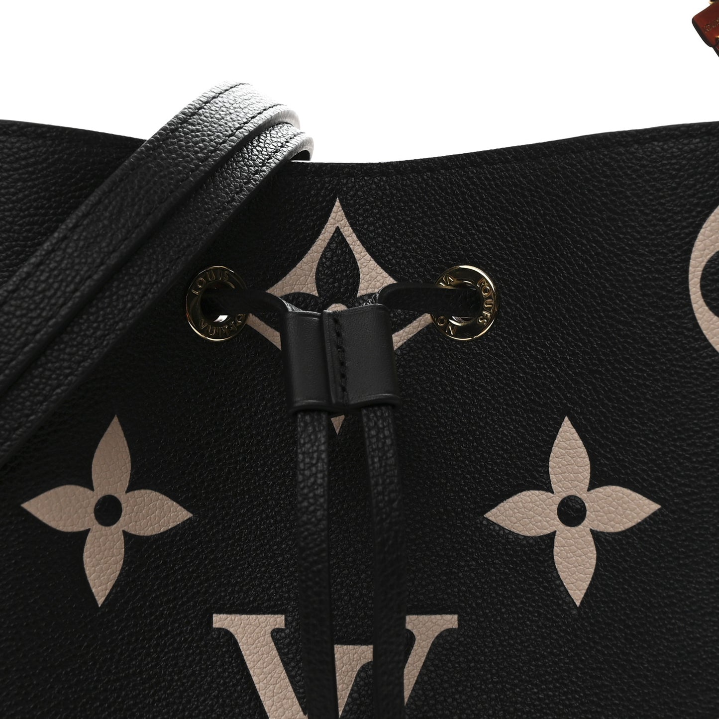 Empreinte Monogram Giant Neonoe MM Black Beige