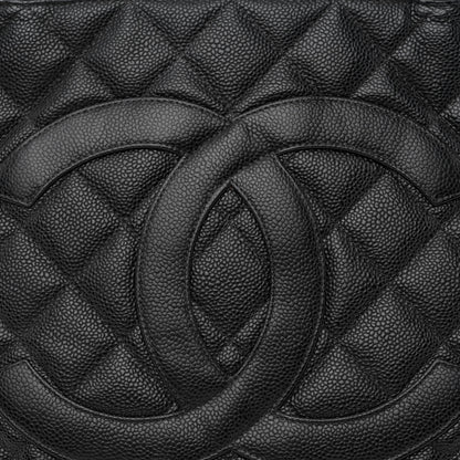 Chanel Caviar Quilted Medallion Tote Black 11 of 15
