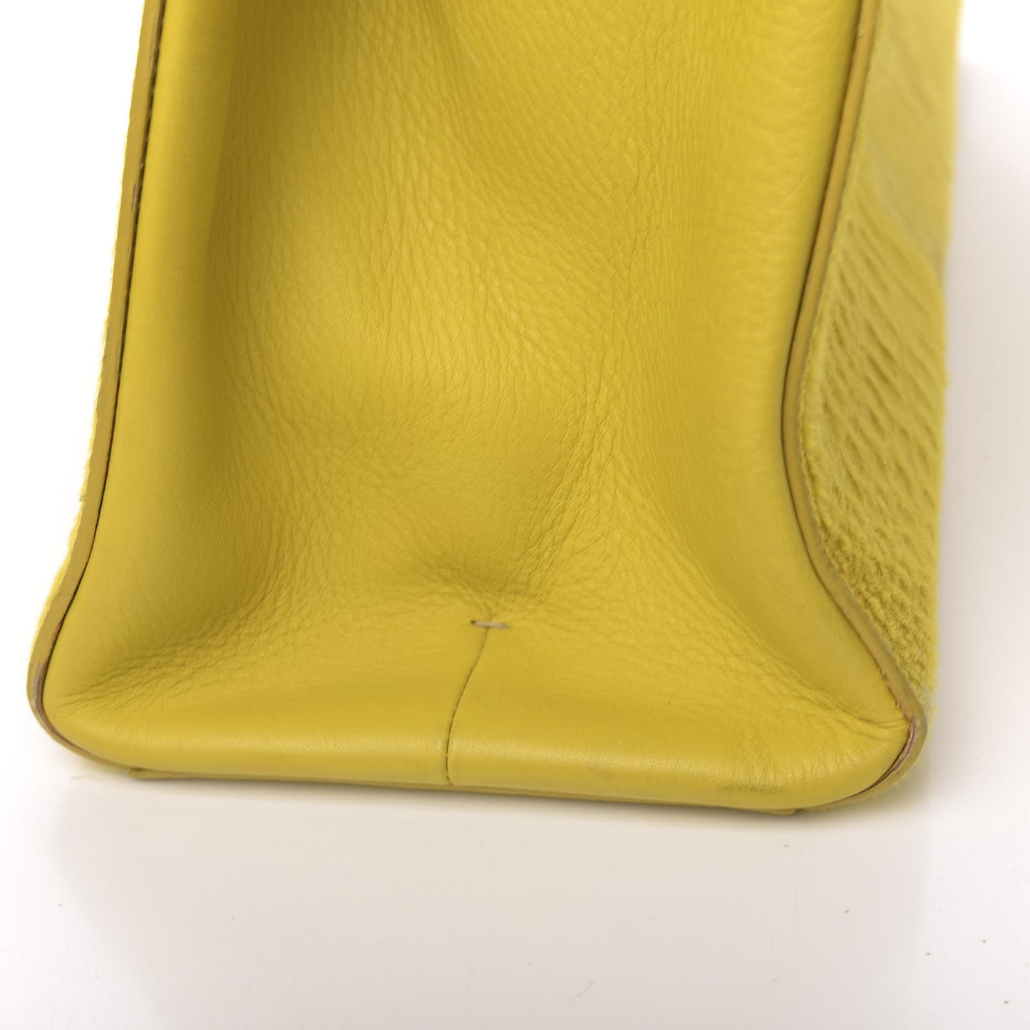 Vitello Calf Hair Crocodile Embossed Large 3Jours Tote Sunflower Cedro