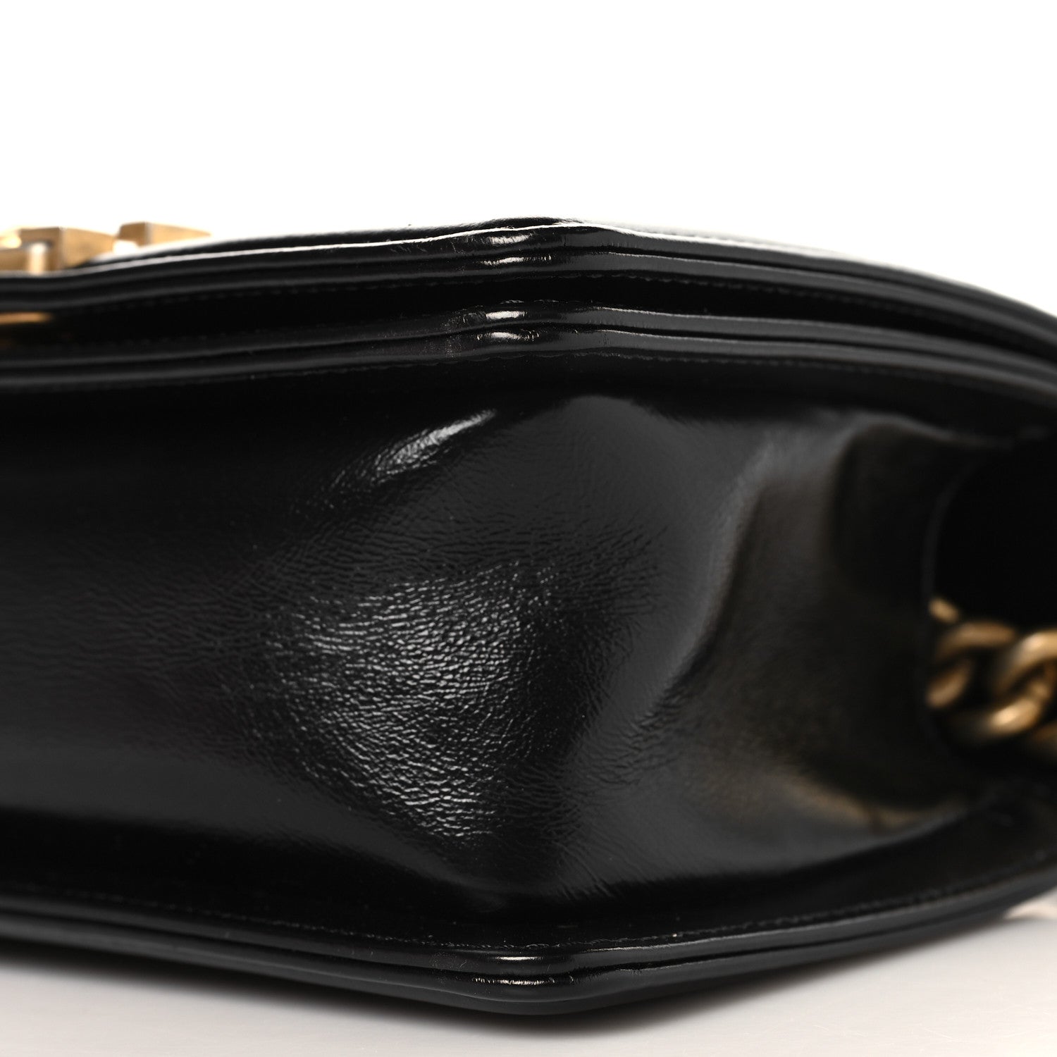 Chanel Metallic Glazed Calfskin Small Boy Flap Black Gold 1811806