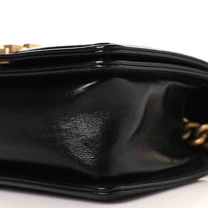 Chanel Metallic Glazed Calfskin Small Boy Flap Black Gold 10 of 10