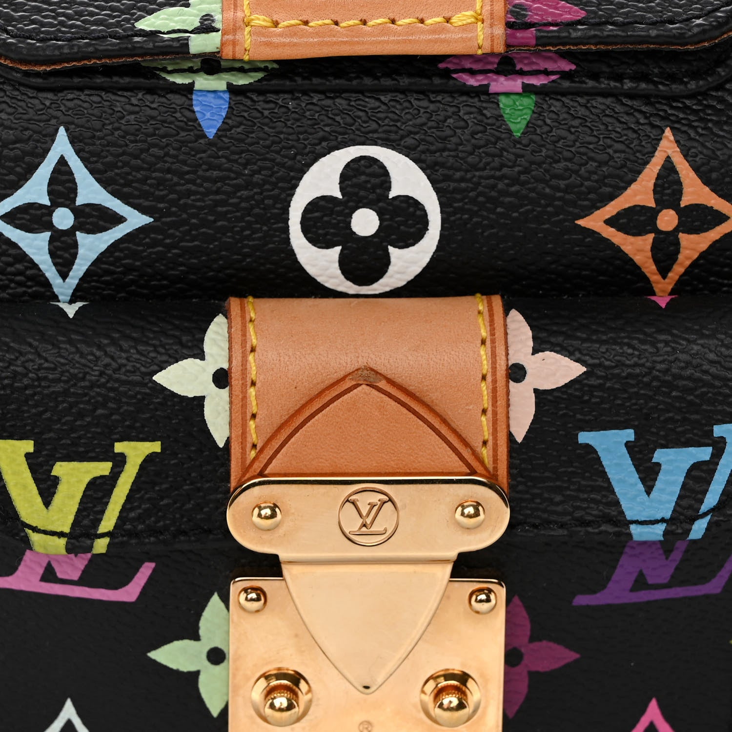 Louis Vuitton Monogram Multicolor Keepall 45 Black 13 of 14