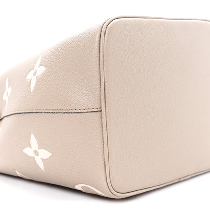 Louis Vuitton Empreinte Monogram Giant Neonoe MM Tourterelle Creme 9 of 11