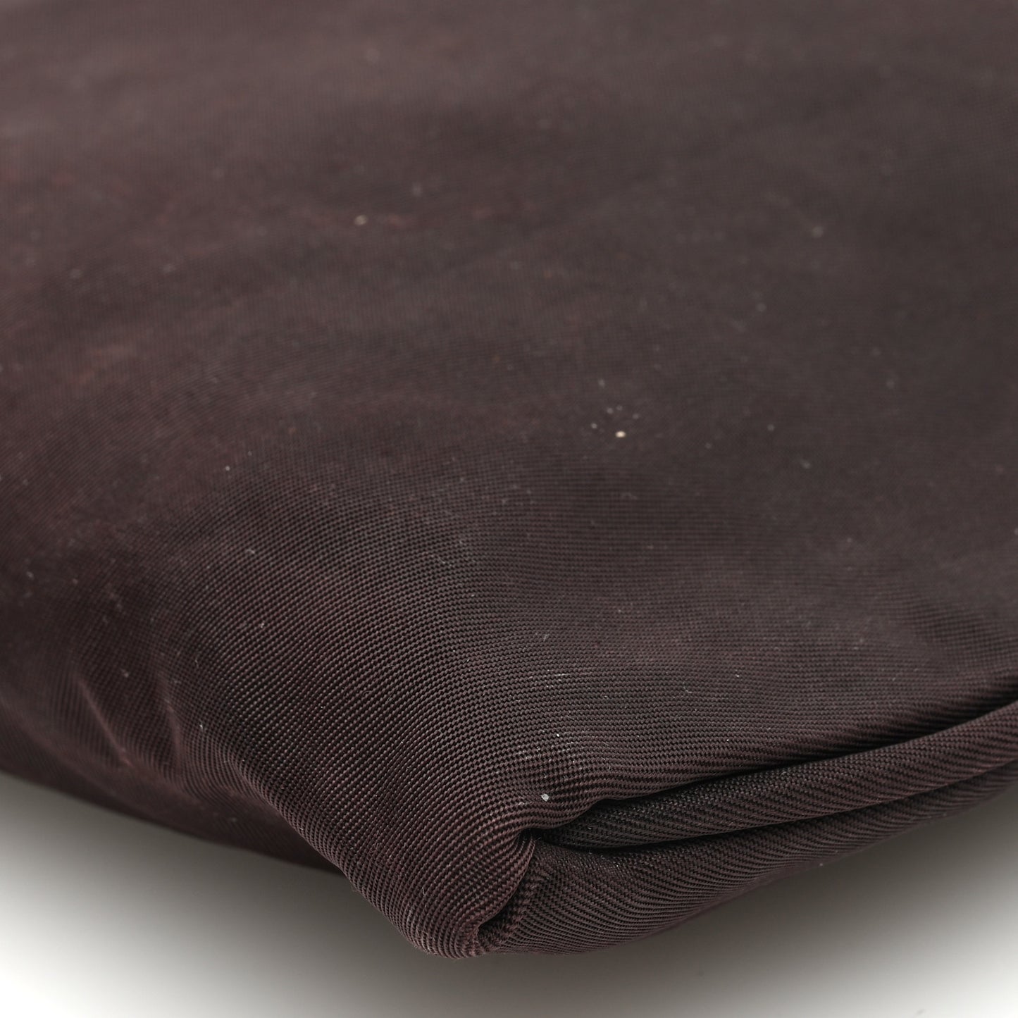 Tessuto Nylon Small Flat Messenger Bag Brown