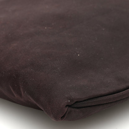 Prada Tessuto Nylon Small Flat Messenger Bag Brown 9 of 9