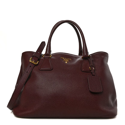 Prada Vitello Daino Tote Granato 1 of 12