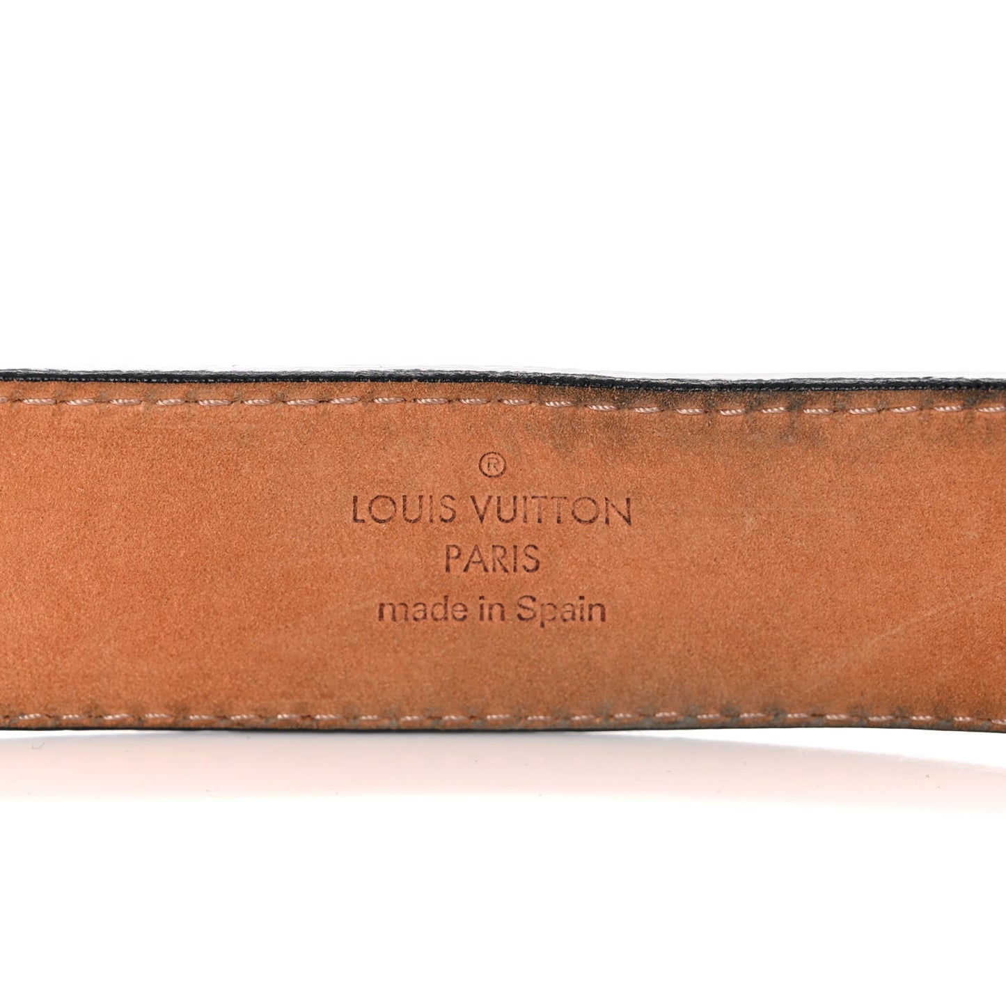 Epi 30mm LV Initiales Belt 80 32 Black
