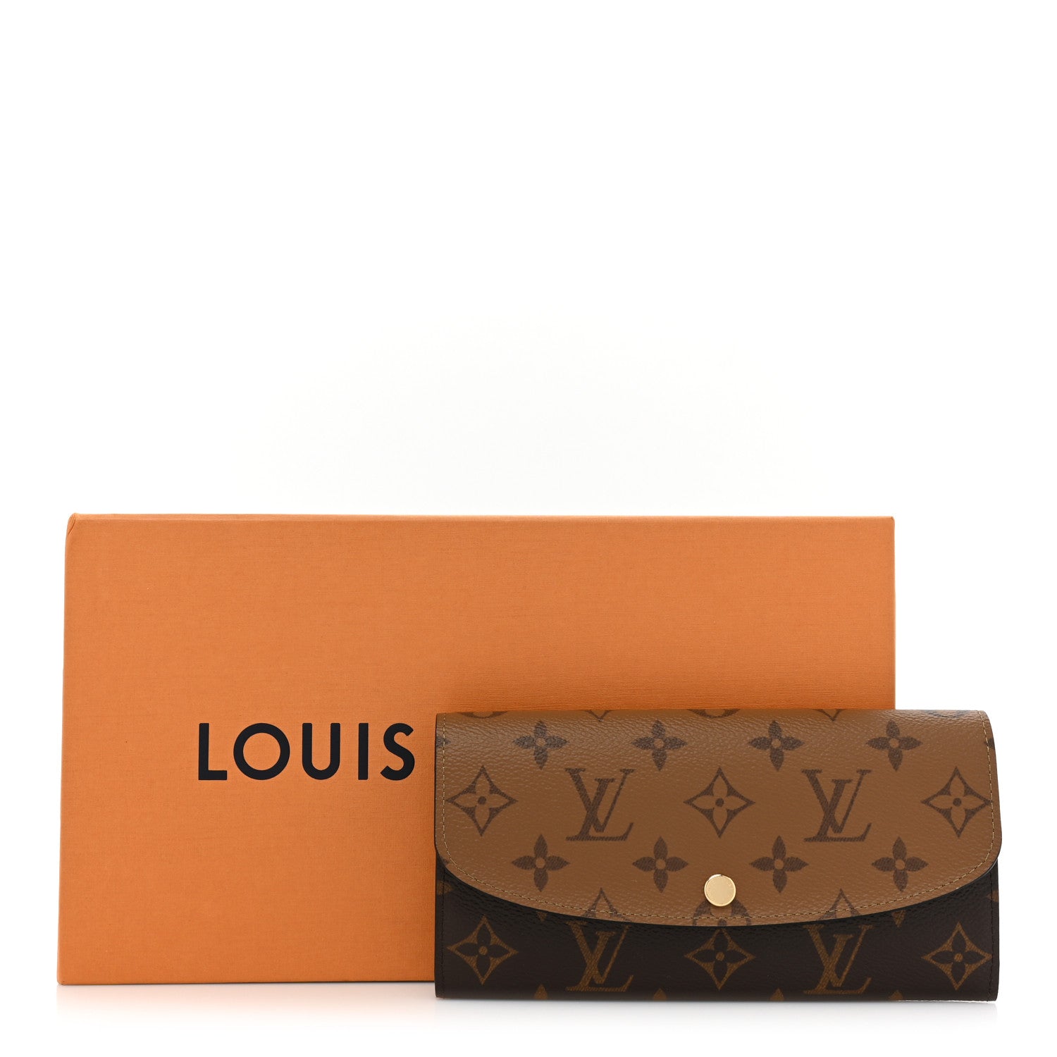 Louis Vuitton Reverse Monogram Emilie Wallet 10 of 10