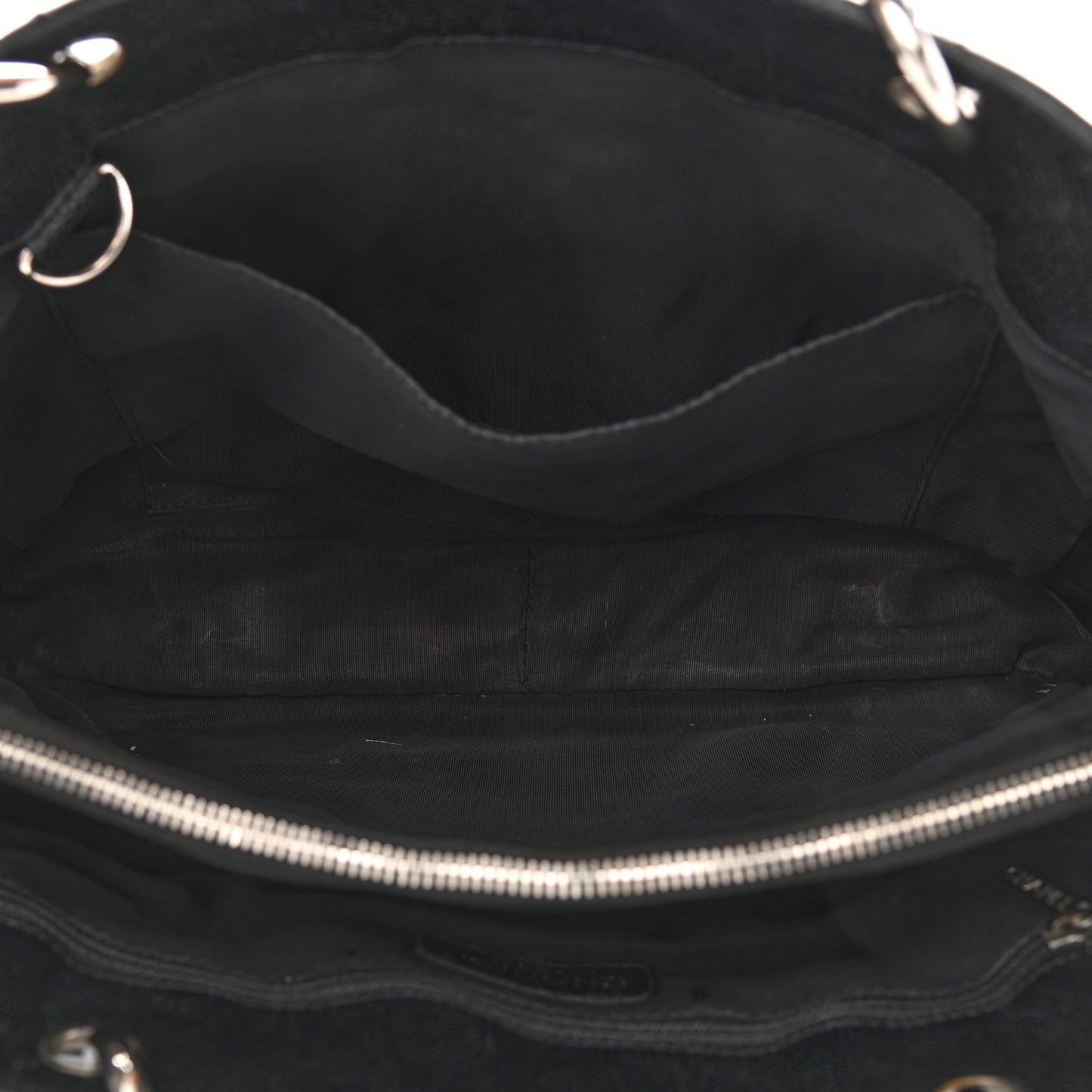 Caviar Quilted Grand Shopping Tote GST Black