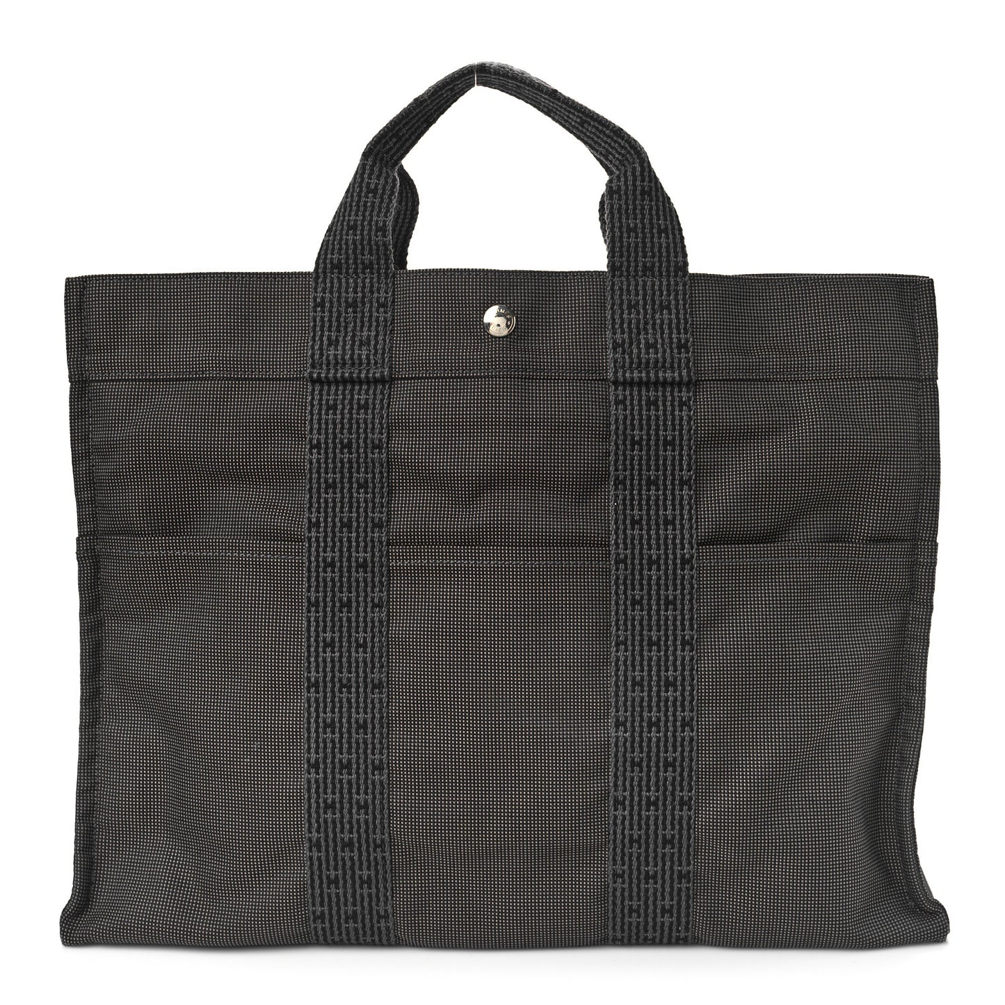 Canvas Herline MM Tote Grey