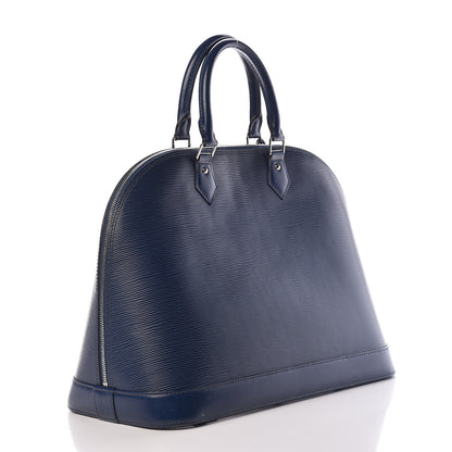 Louis Vuitton Epi Alma MM Indigo 3 of 15