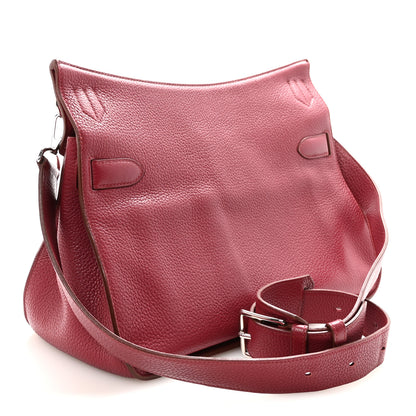Hermes Taurillon Clemence Jypsiere 34 Rubis 3 of 10