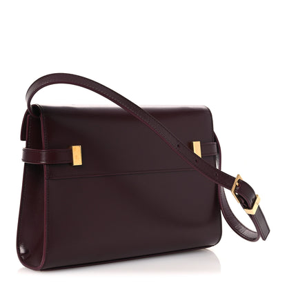 Saint Laurent Smooth Calfskin Small Manhattan Shoulder Bag Hot Wine 2 of 10