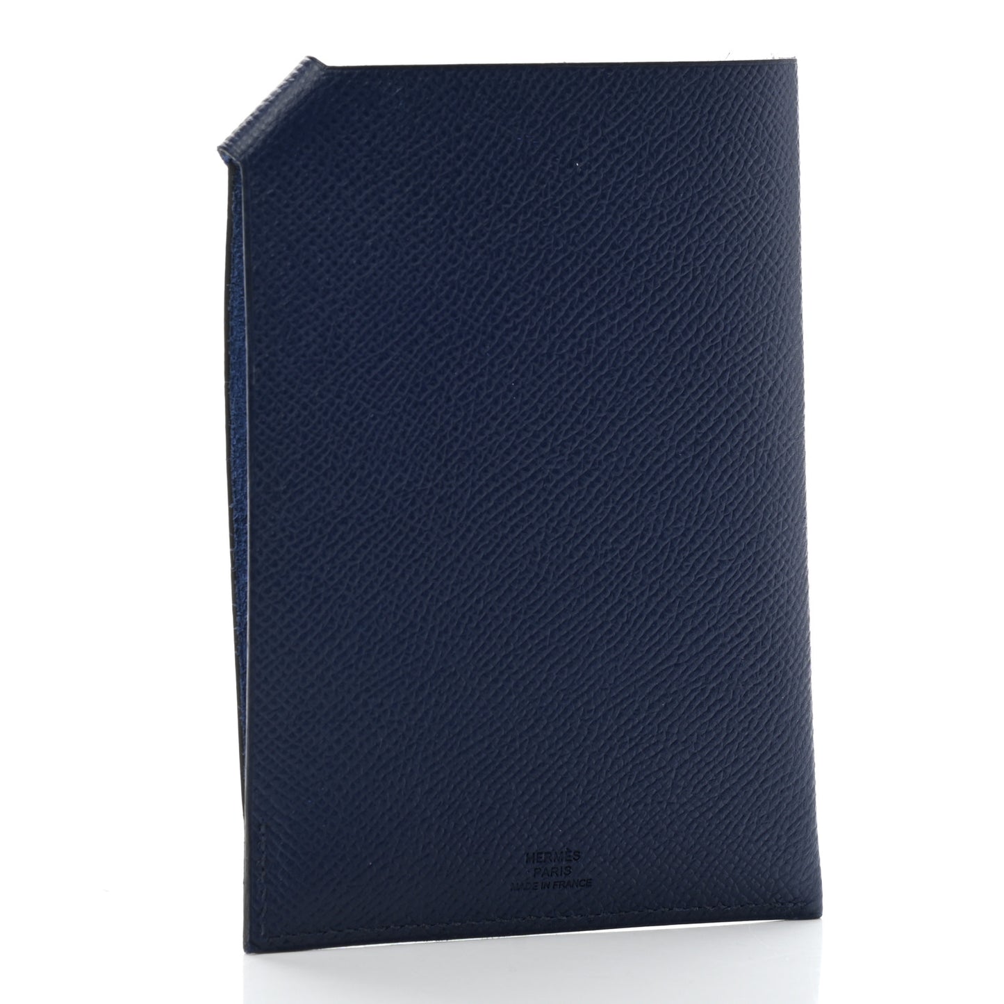 Epsom Tarmac PM Passport Holder Bleu Saphir