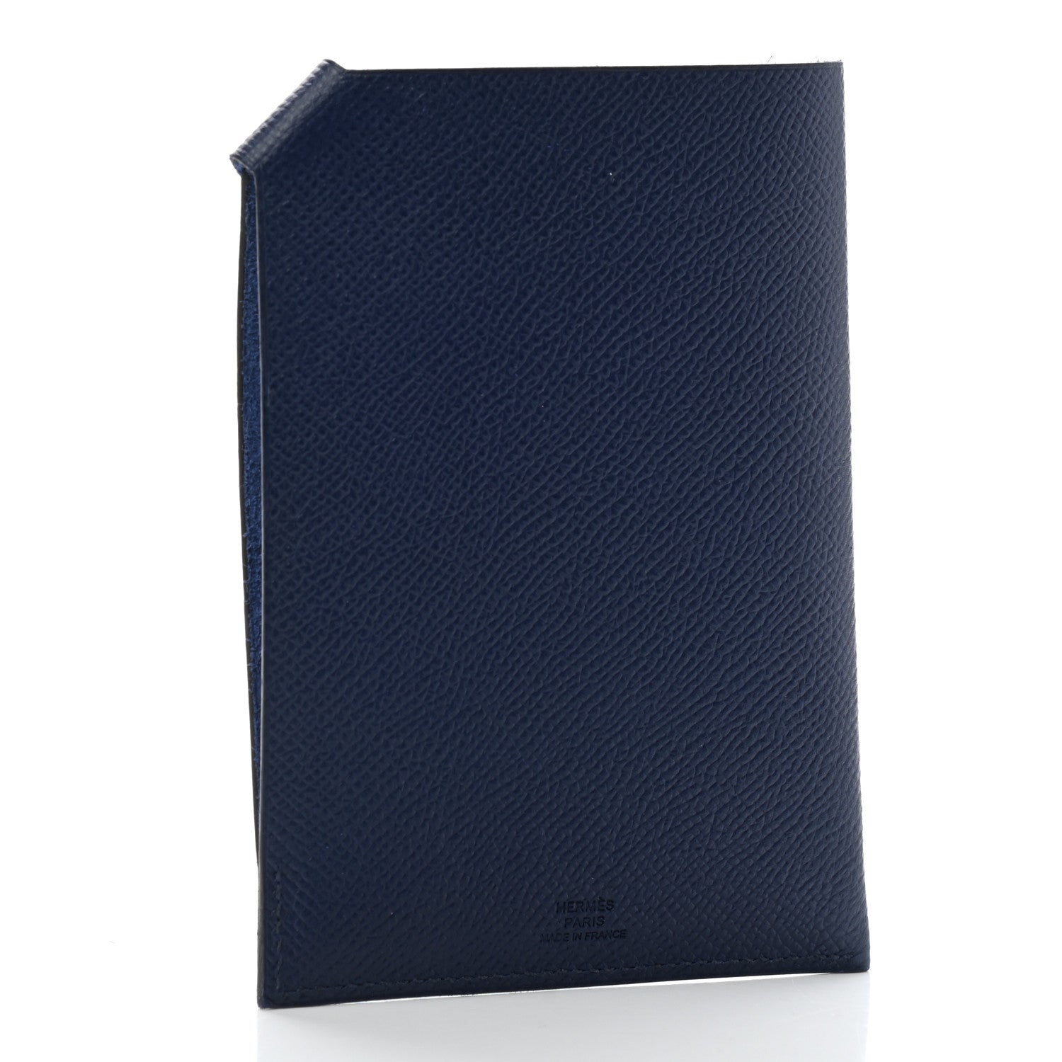 Hermes Epsom Tarmac PM Passport Holder Bleu Saphir 3 of 6