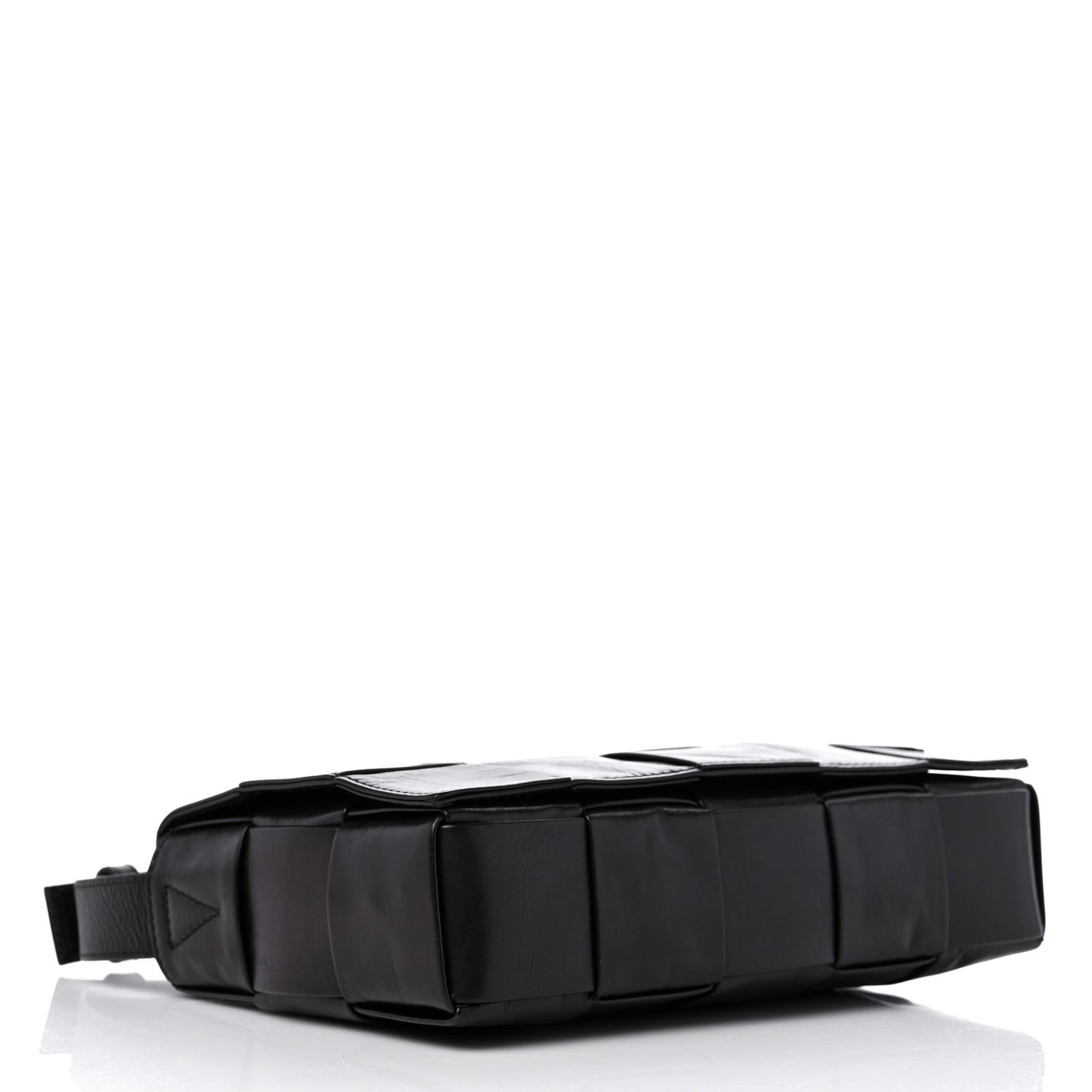 Paper Calfskin Maxi Intreccio Cassette Crossbody Bag Fondant