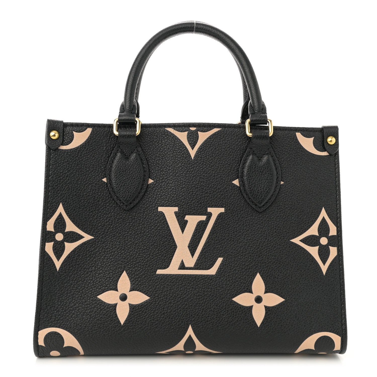 Louis Vuitton Empreinte Monogram Giant Onthego PM Black Beige 1 of 9