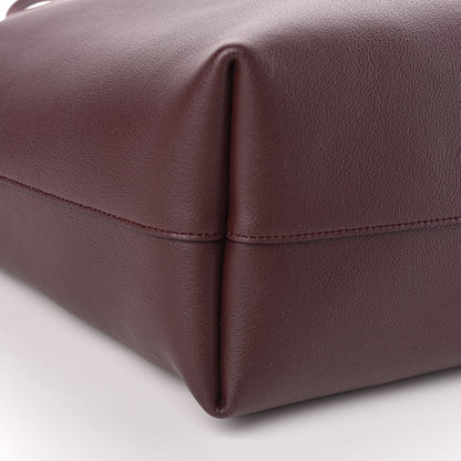 Saint Laurent Calfskin Large Shopping Tote Bordeaux 9 of 11