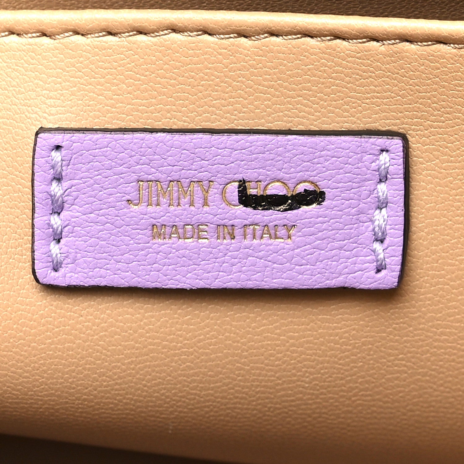Jimmy Choo Box Calfskin Diamond Frame Clutch Wisteria 1854344