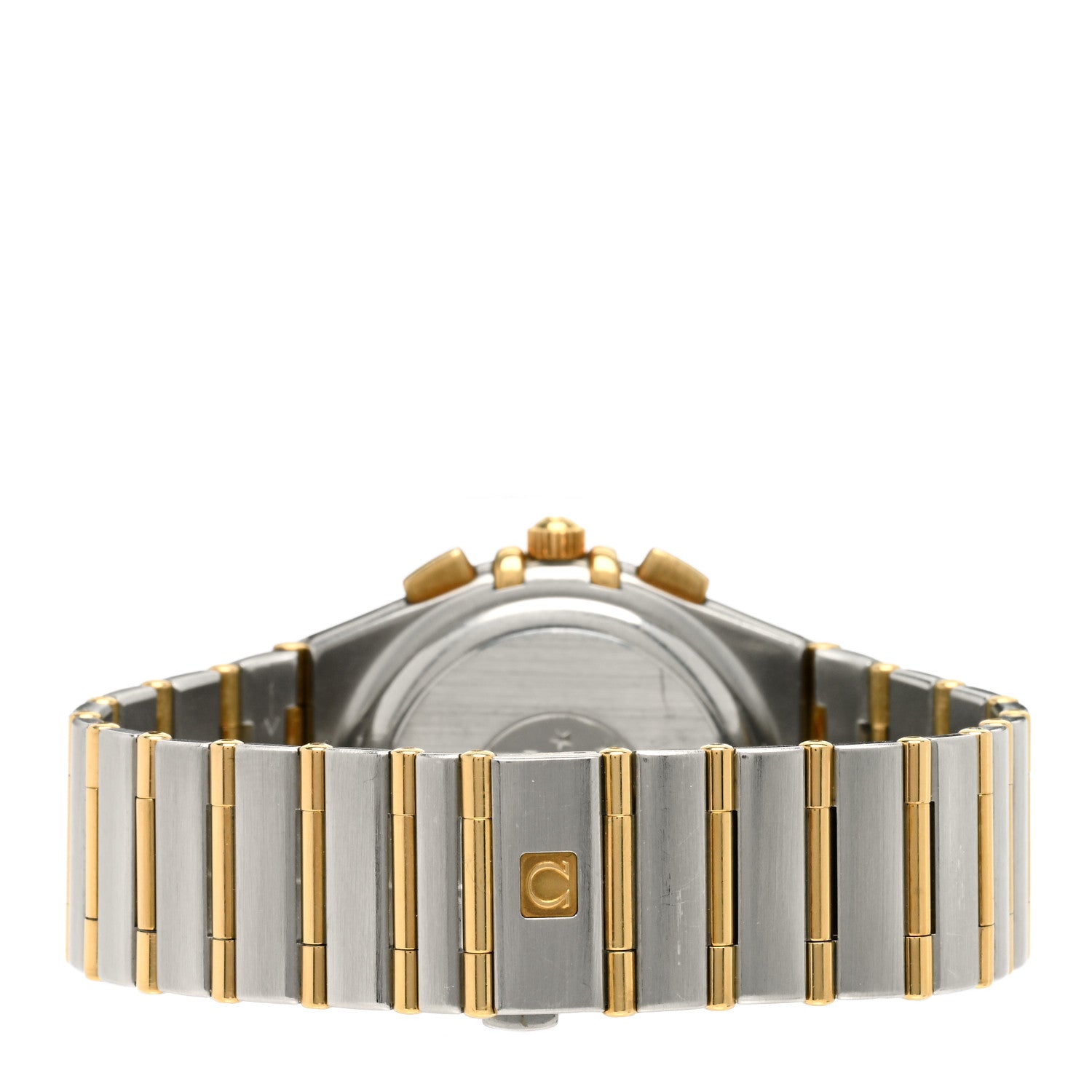 Omega Stainless Steel 18K Yellow Gold 37mm Constellation Chronograph Quartz Watch White 1242.30.00 3 of 4