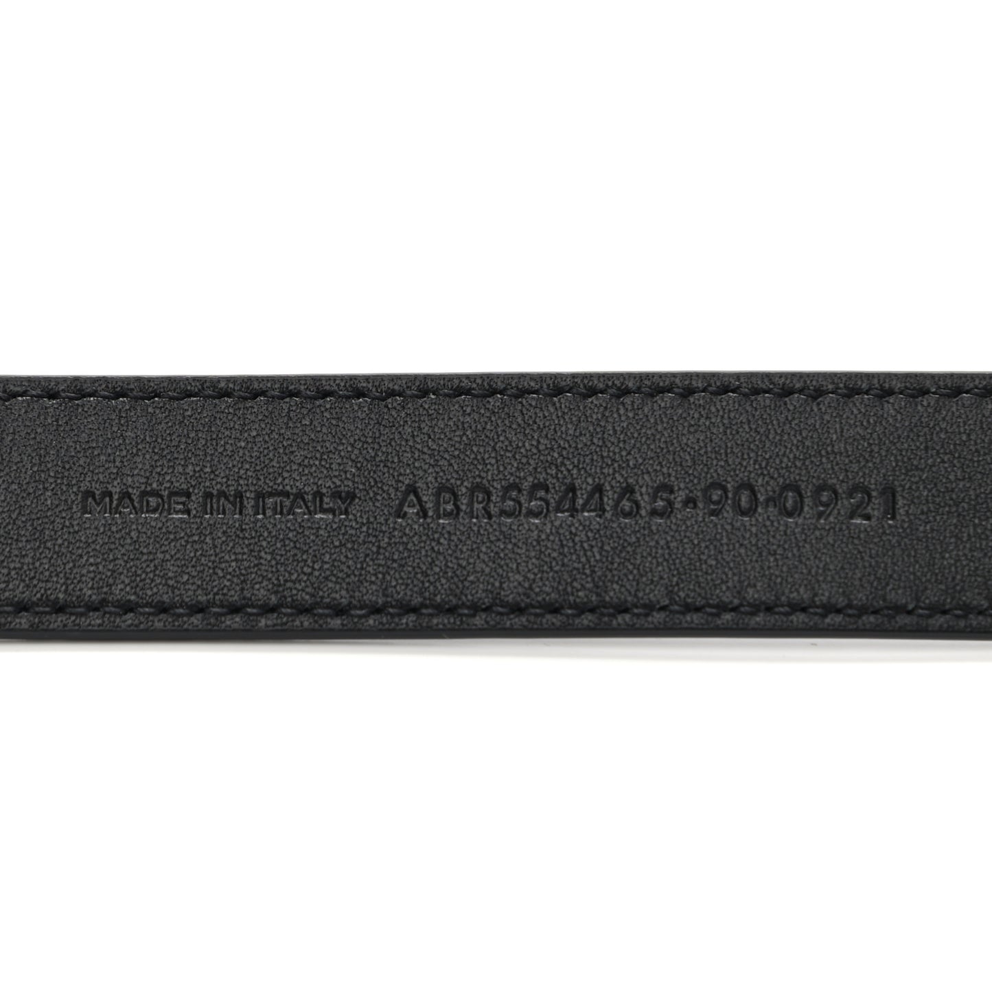 Smooth Calfskin Monogram Square Buckle Belt 90 36 Black