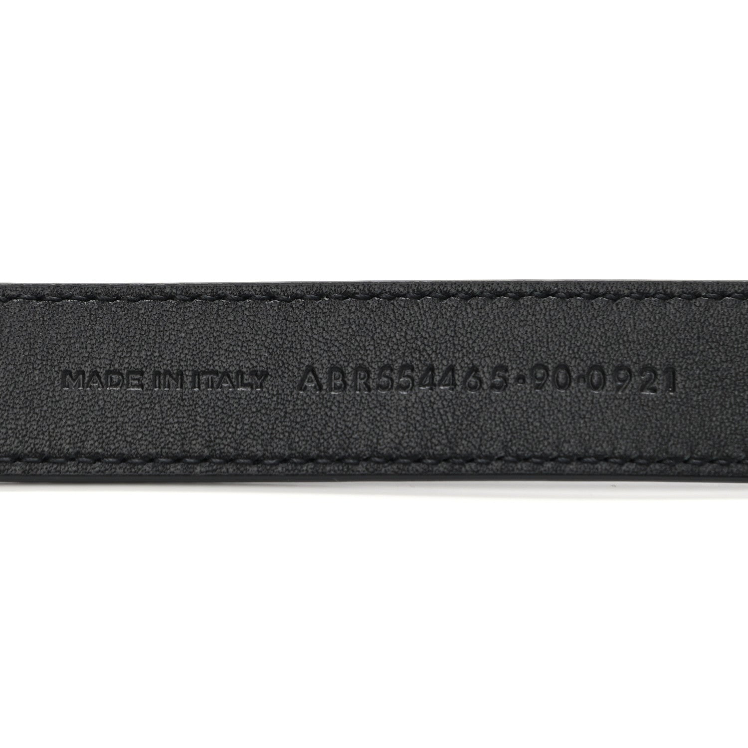 Saint Laurent Smooth Calfskin Monogram Square Buckle Belt 90 36 Black 6 of 7
