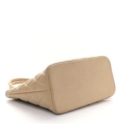 Chanel Caviar Quilted Medallion Tote Beige 4 of 9