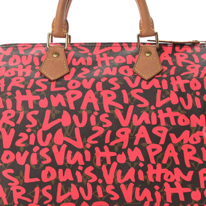 Louis Vuitton Monogram Graffiti Speedy 30 Fuchsia 8 of 16