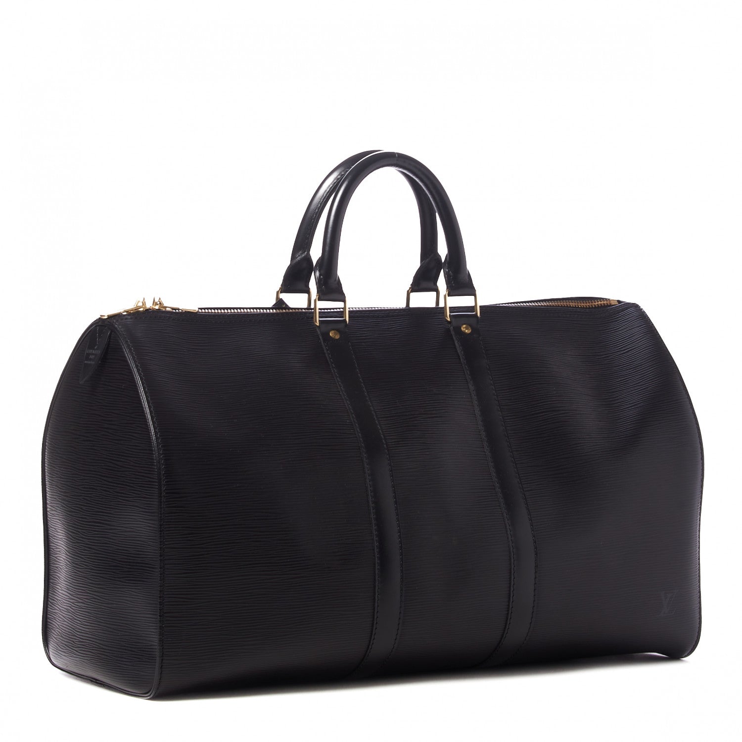 Louis Vuitton Epi Keepall 45 Black 2 of 10