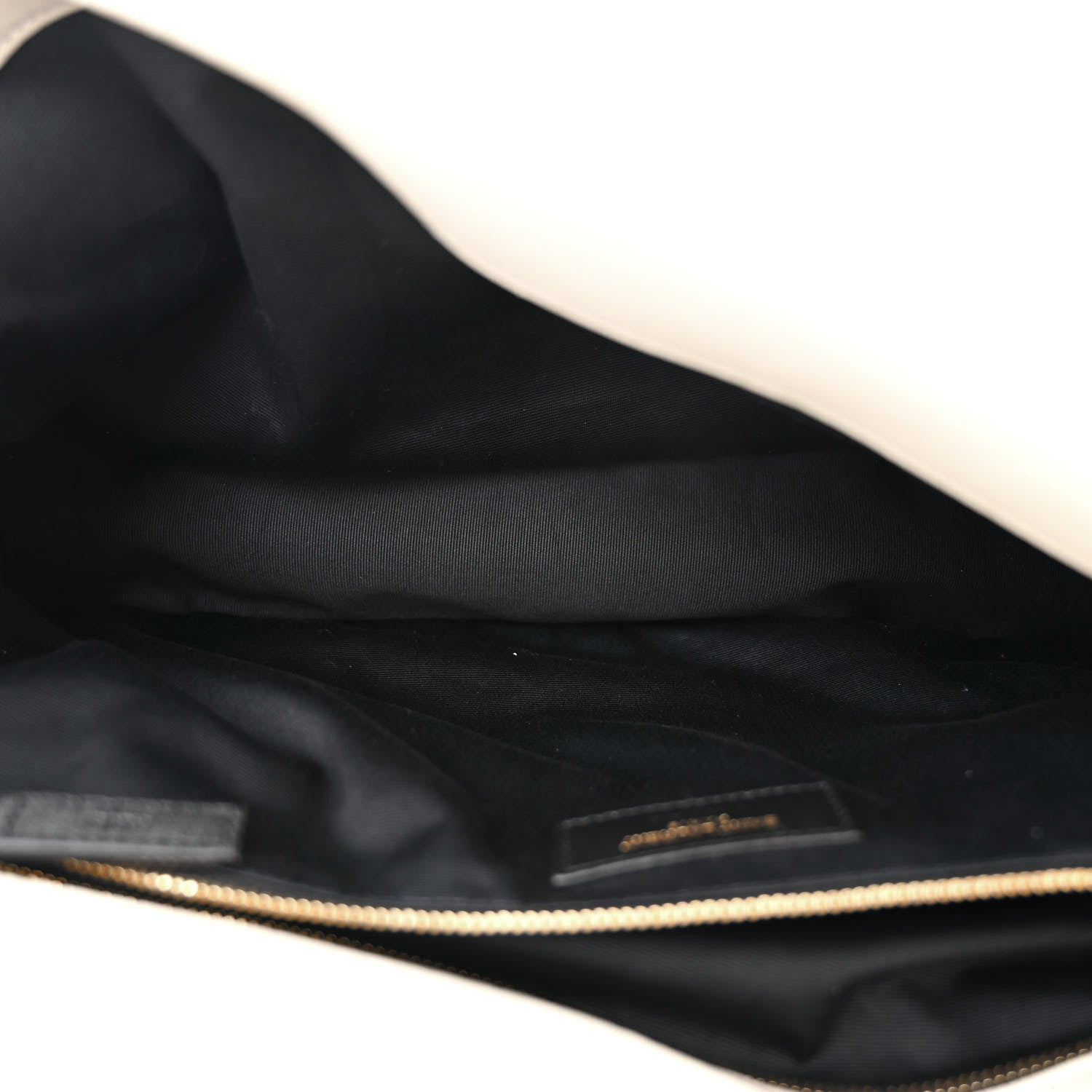 Saint Laurent Grained Lambskin Large Calypso Blanc Vintage 5 of 10