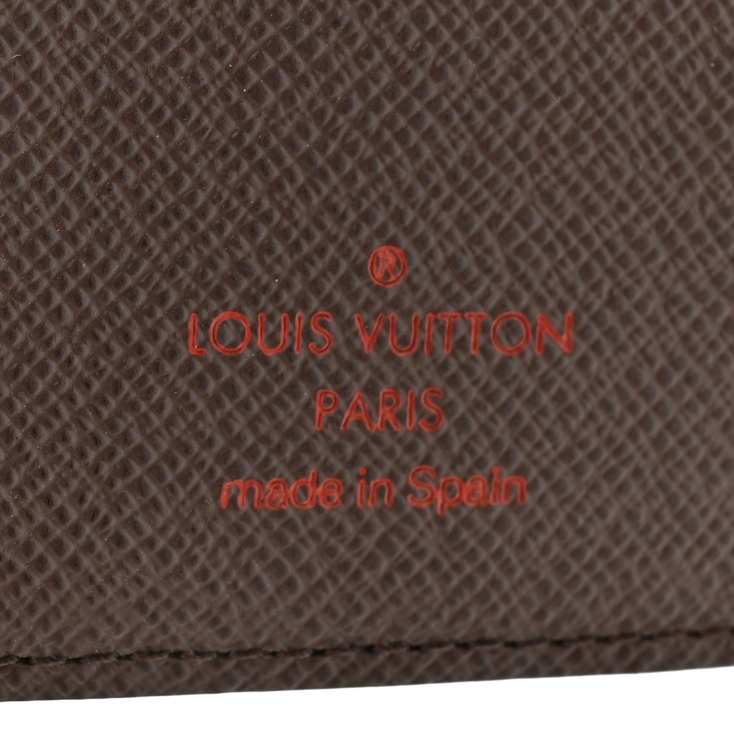 Damier Ebene Small Ring Agenda Cover