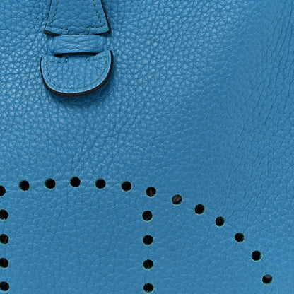 Hermes Taurillon Clemence Evelyne III PM Bleu Zanzibar 8 of 18