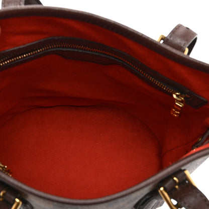 Louis Vuitton Damier Ebene Marais Bucket 23 5 of 10