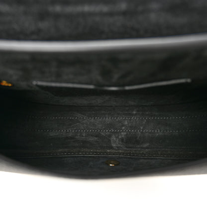 Christian Dior Grained Calfskin Medium Bobby Flap Black 5 of 9