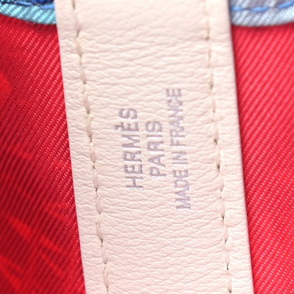 Hermes Silk Swift Flamingo Party Small Soie Cool Mykonos White 6 of 9