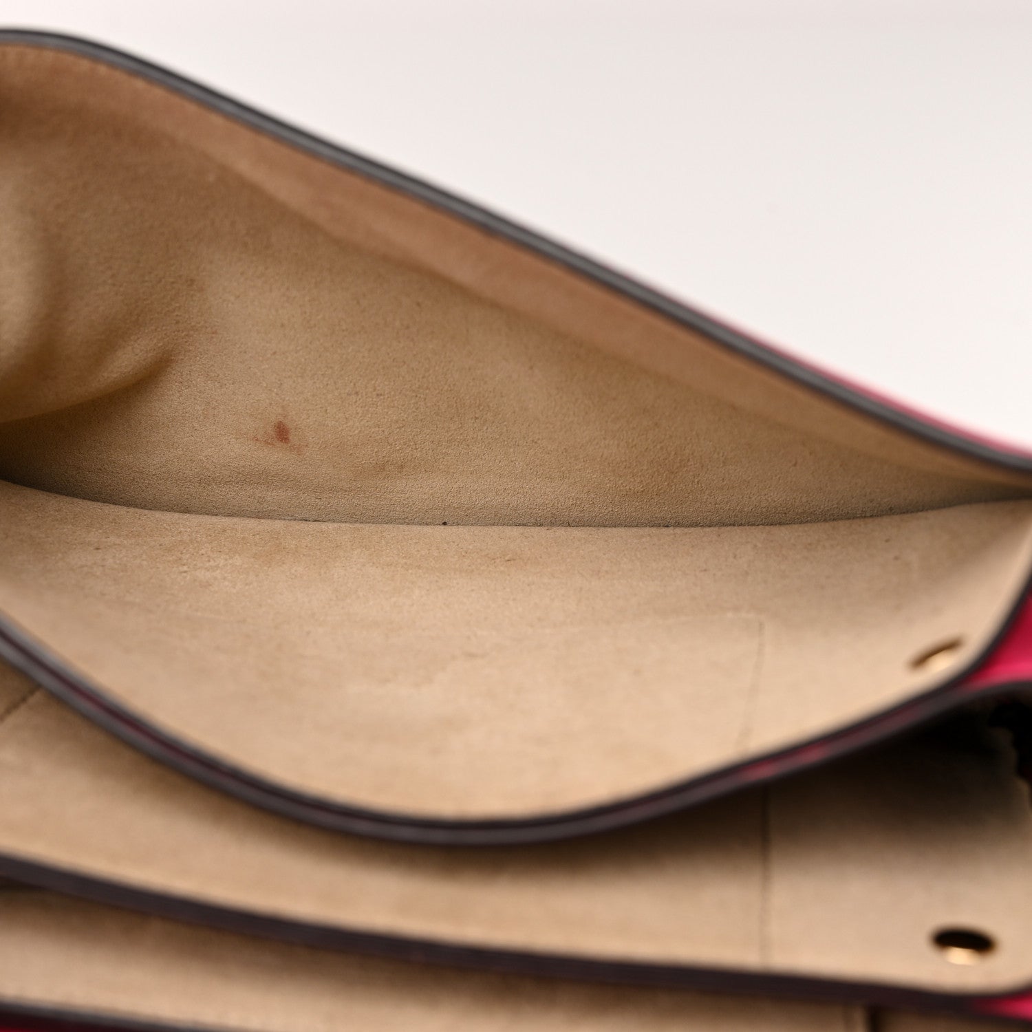Chloe Suede Calfskin Small Faye Shoulder Bag Fuchsia Rose 5 of 14