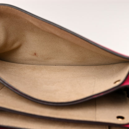 Chloe Suede Calfskin Small Faye Shoulder Bag Fuchsia Rose 5 of 14