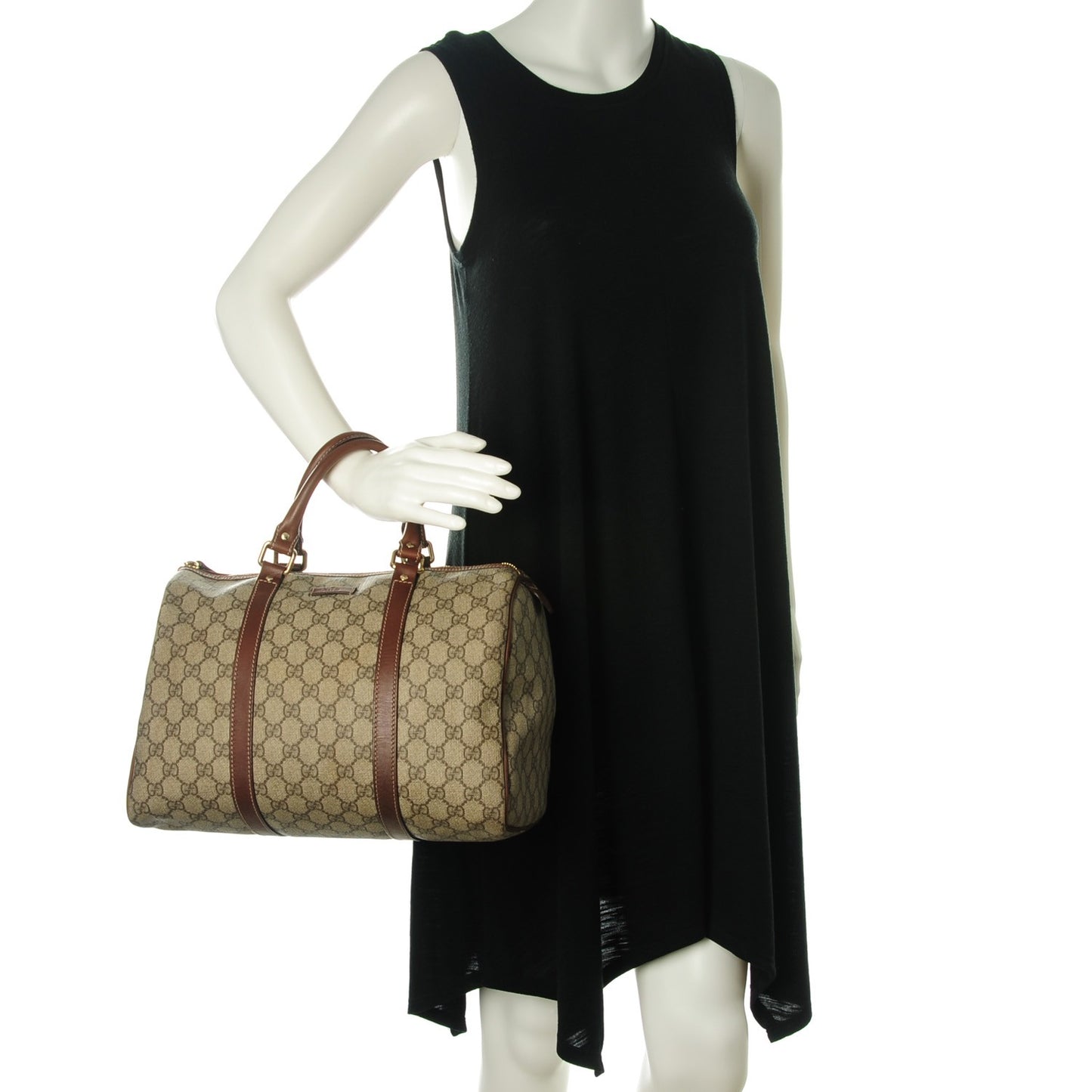 GG Plus Monogram Medium Joy Boston Brown