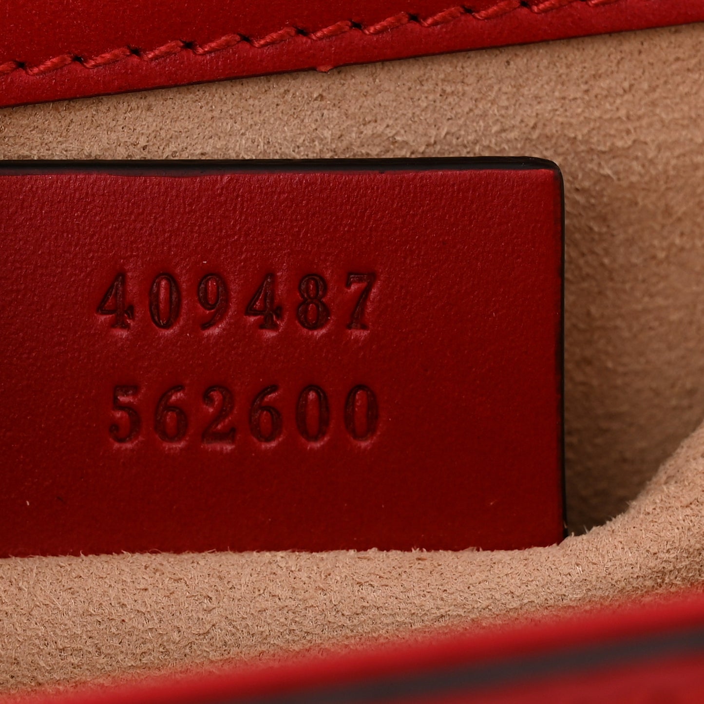 Guccissima Small Padlock Shoulder Bag Hibiscus Red