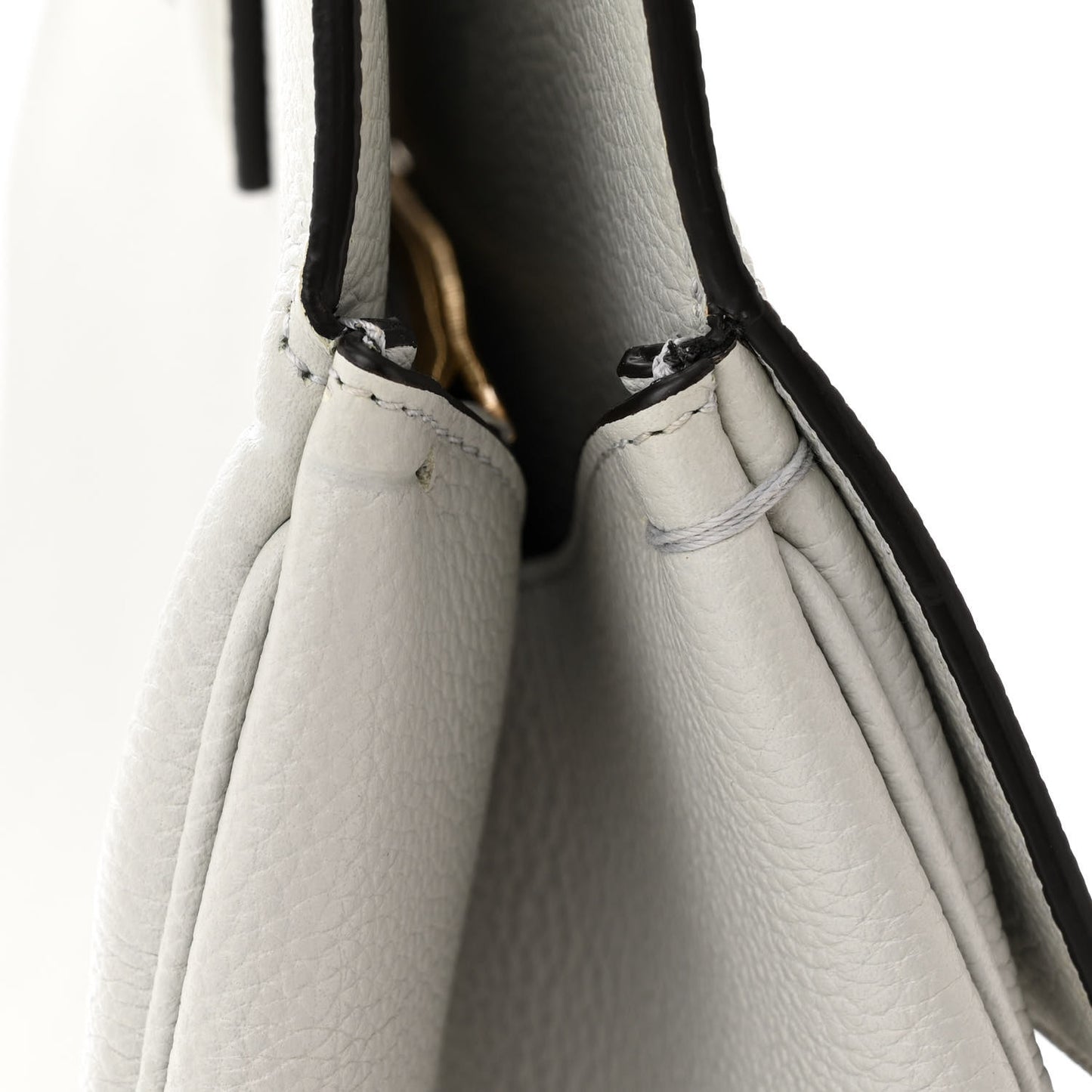 Calfskin Large The Studio Bag Gull Grey