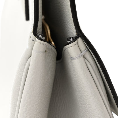 Salvatore Ferragamo Calfskin Large The Studio Bag Gull Grey 13 of 13