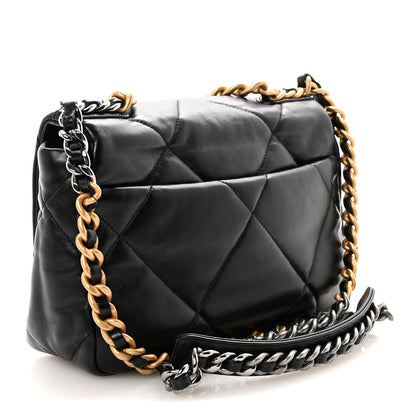 Chanel Lambskin Quilted Medium Chanel 19 Flap Black 3 of 10