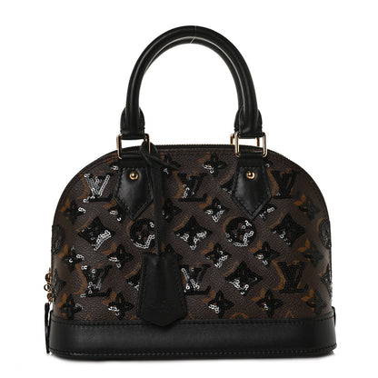 Louis Vuitton Monogram Sequins Eclipse Alma BB Black 1 of 7