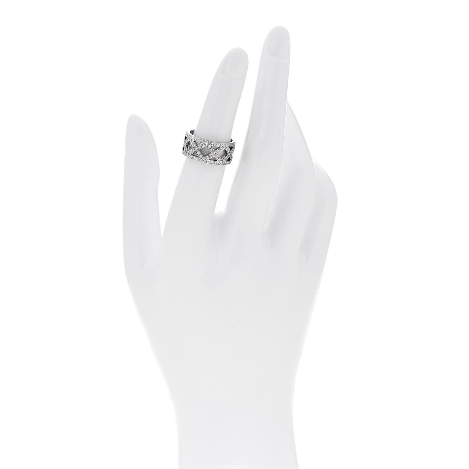 Tiffany Platinum Diamond Legacy Celebration Braided Band Ring 50 5.25 2 of 4