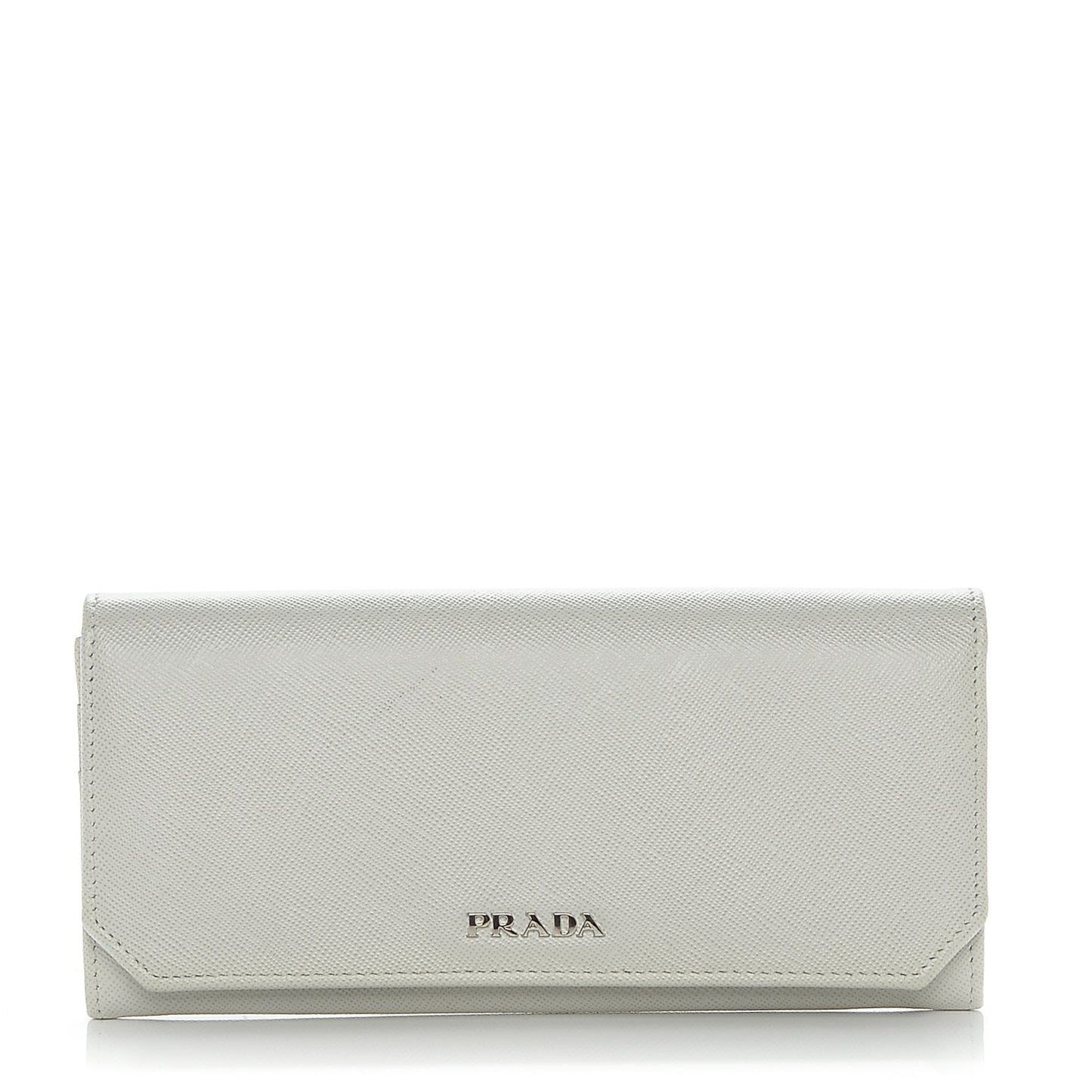 Saffiano Corner Continental Flap Wallet Talco Black