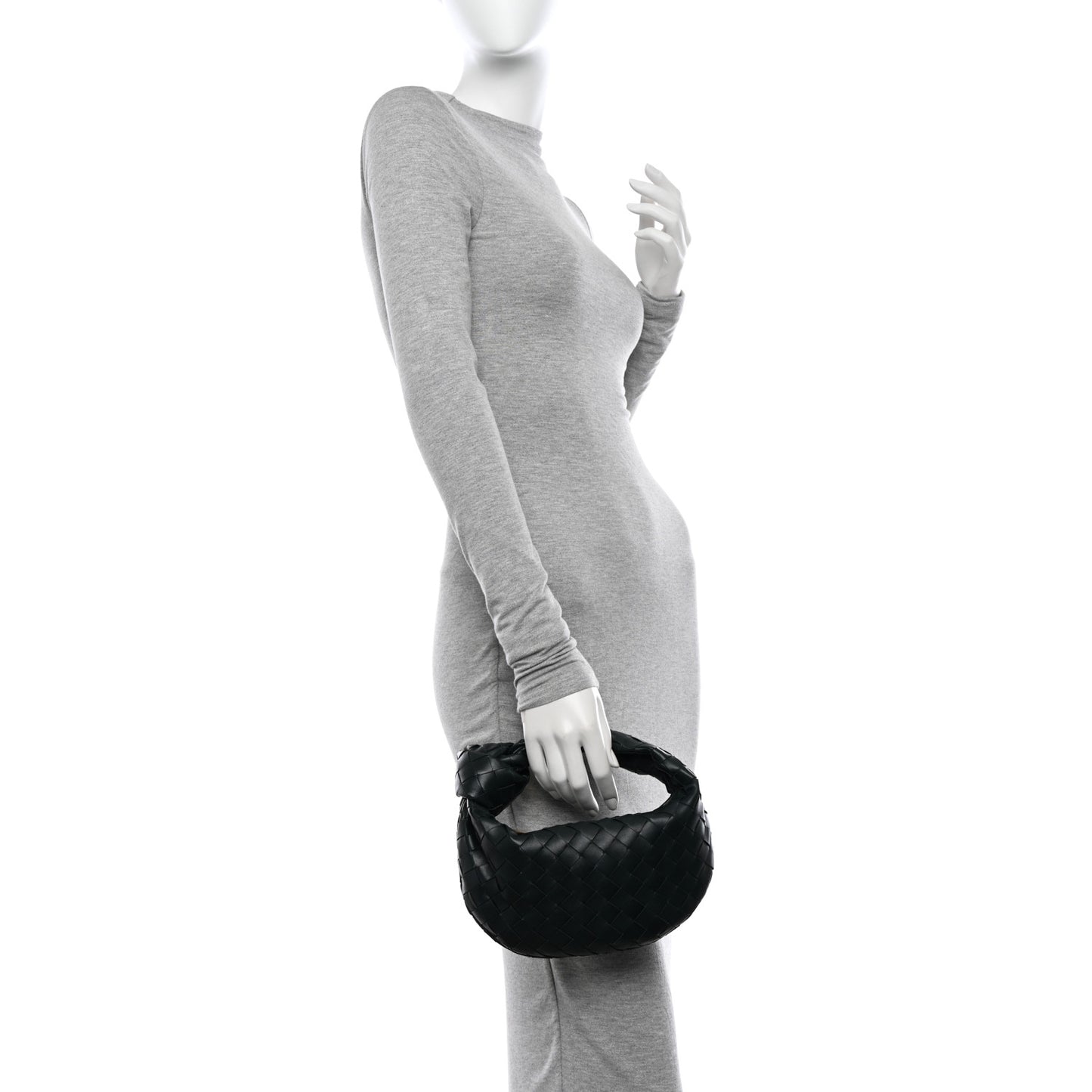Nappa Intrecciato Mini Jodie Dark Moss