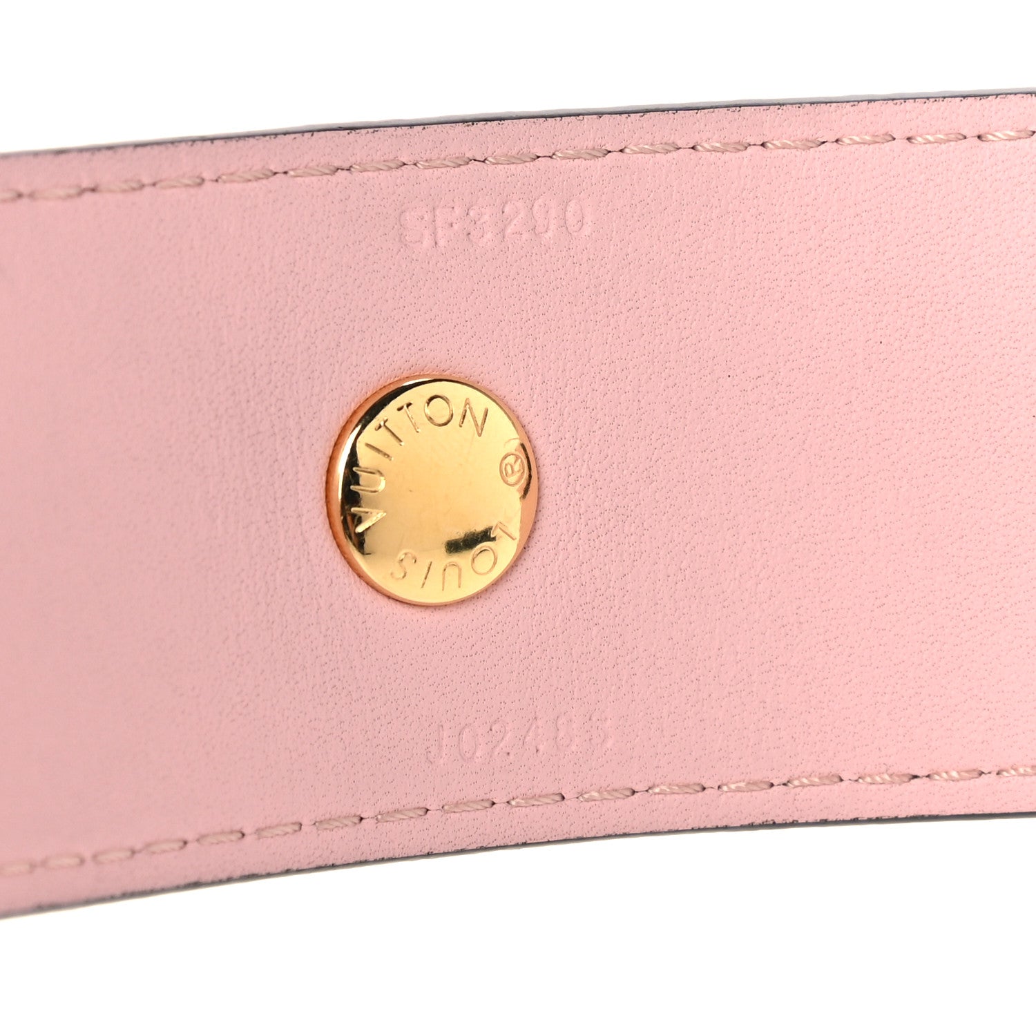 Louis Vuitton Monogram Adjustable Bandouliere Shoulder Strap Rose Ballerine 4 of 8
