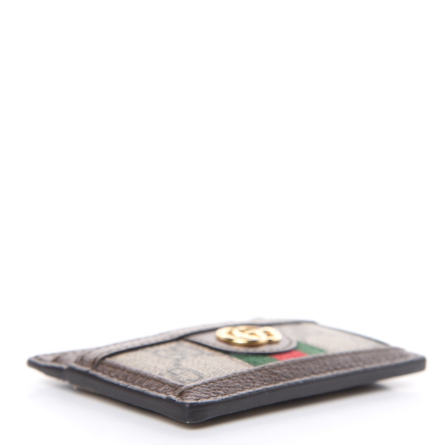 Gucci GG Supreme Monogram Ophidia Card Holder Brown 4 of 8